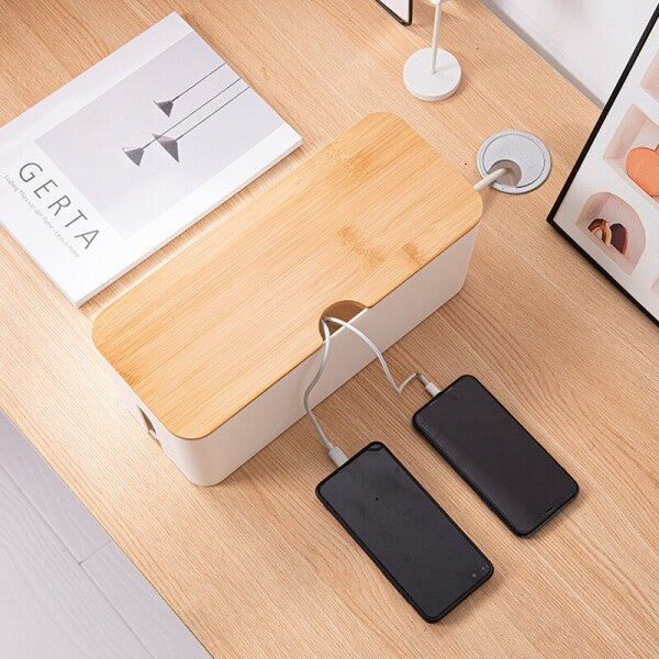 Multif Power Strip Organizer Box